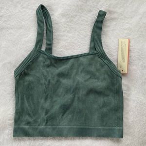 Colsies seamless ribbed crop top